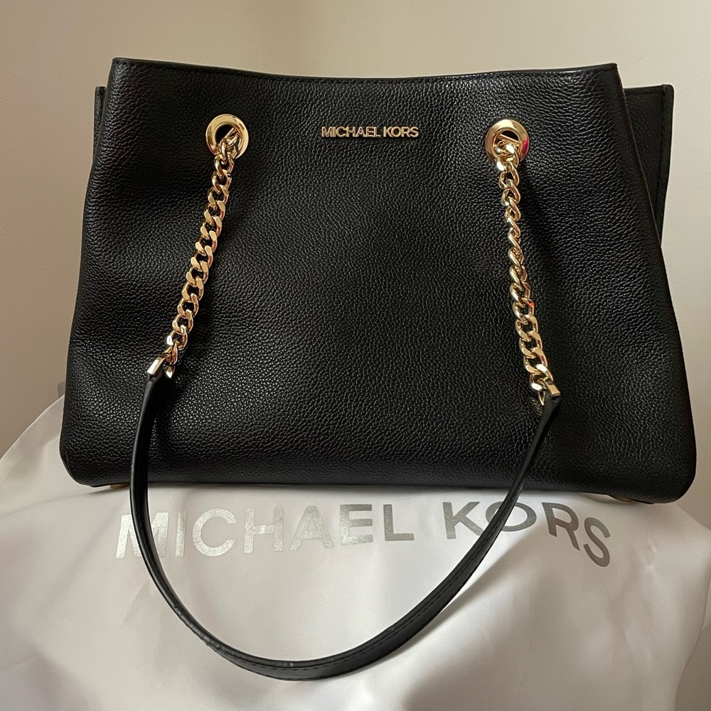 Michael Kors Teagen L Satchel with dust bag